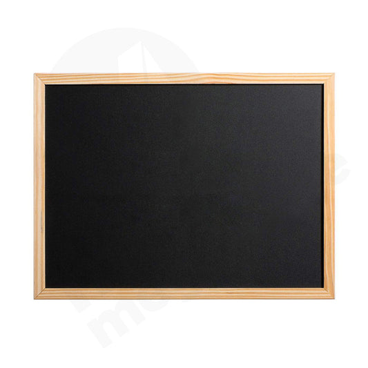 Black Board 40X60Cm Wooden Frame