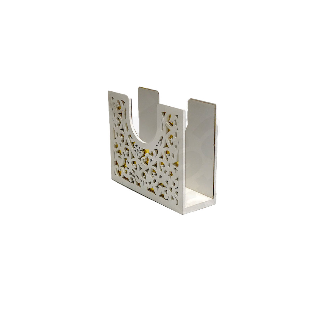 Serviette Holder 18X15Cm Wooden Laser Cut Design