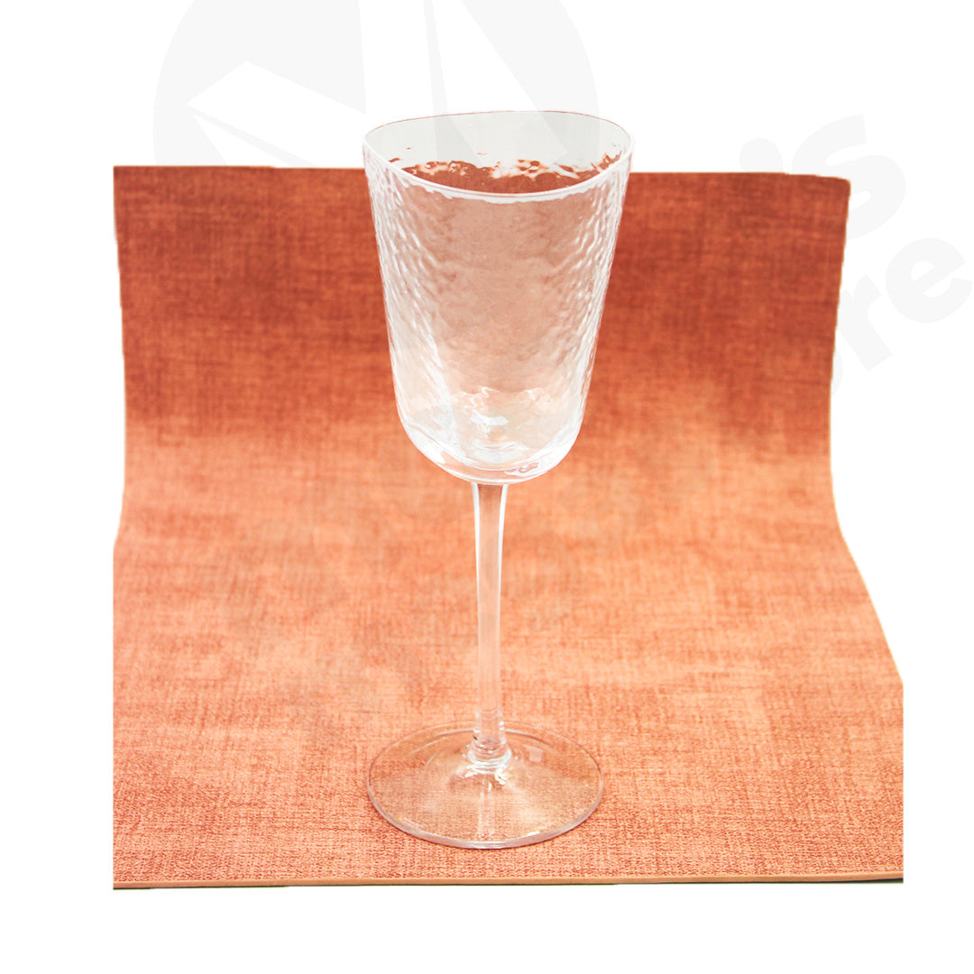 Tumbler Wine 22X9Cm Tri Embossed Crystal