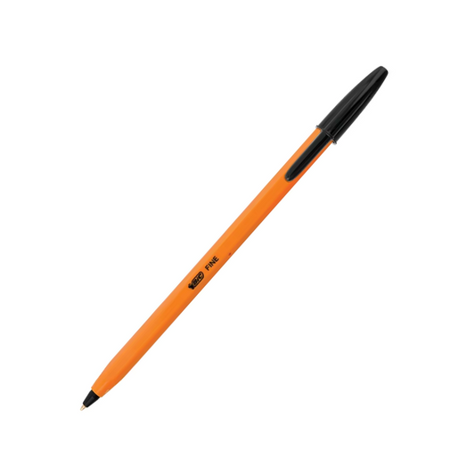 Bic Pen  Orange Fine Black
