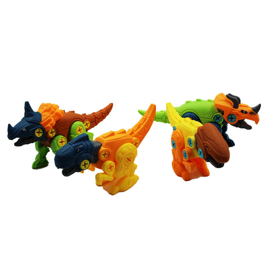 Toys Dinosaur Set 4Pc Diy 269-52 Poly Bag