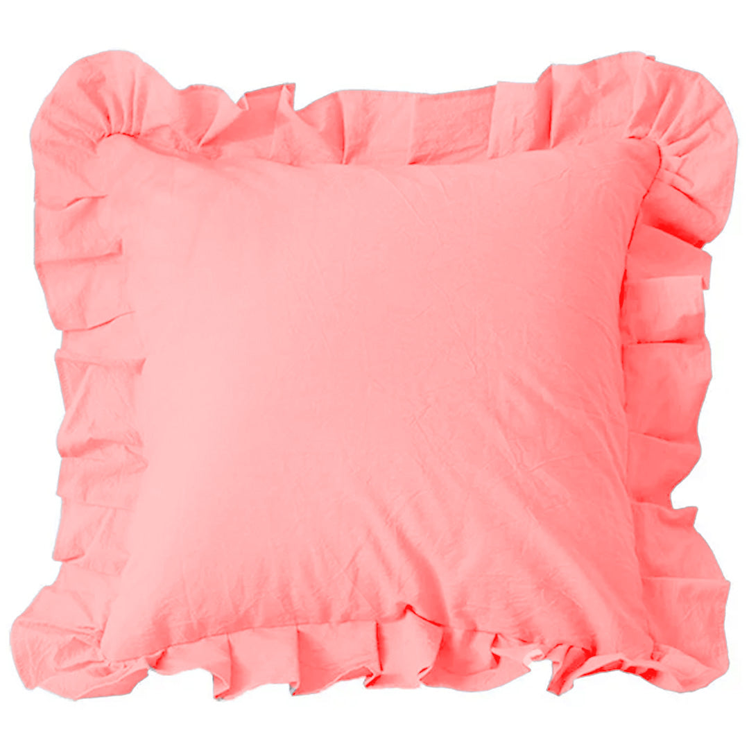 Pillow Case Baby Pink Continental Frill Richmont