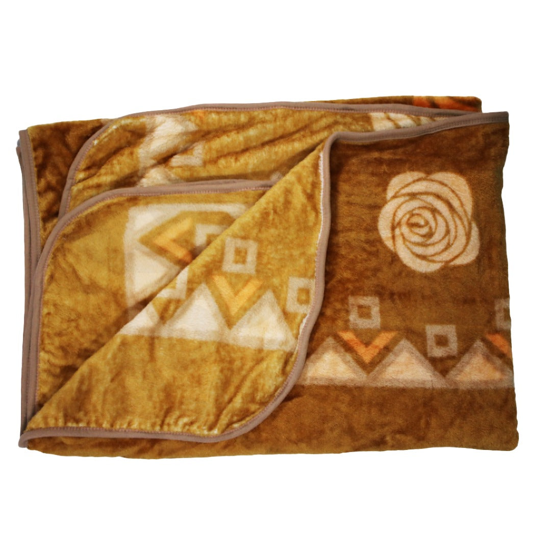 Blanket 3/4 Mink 1Ply Ocean Light