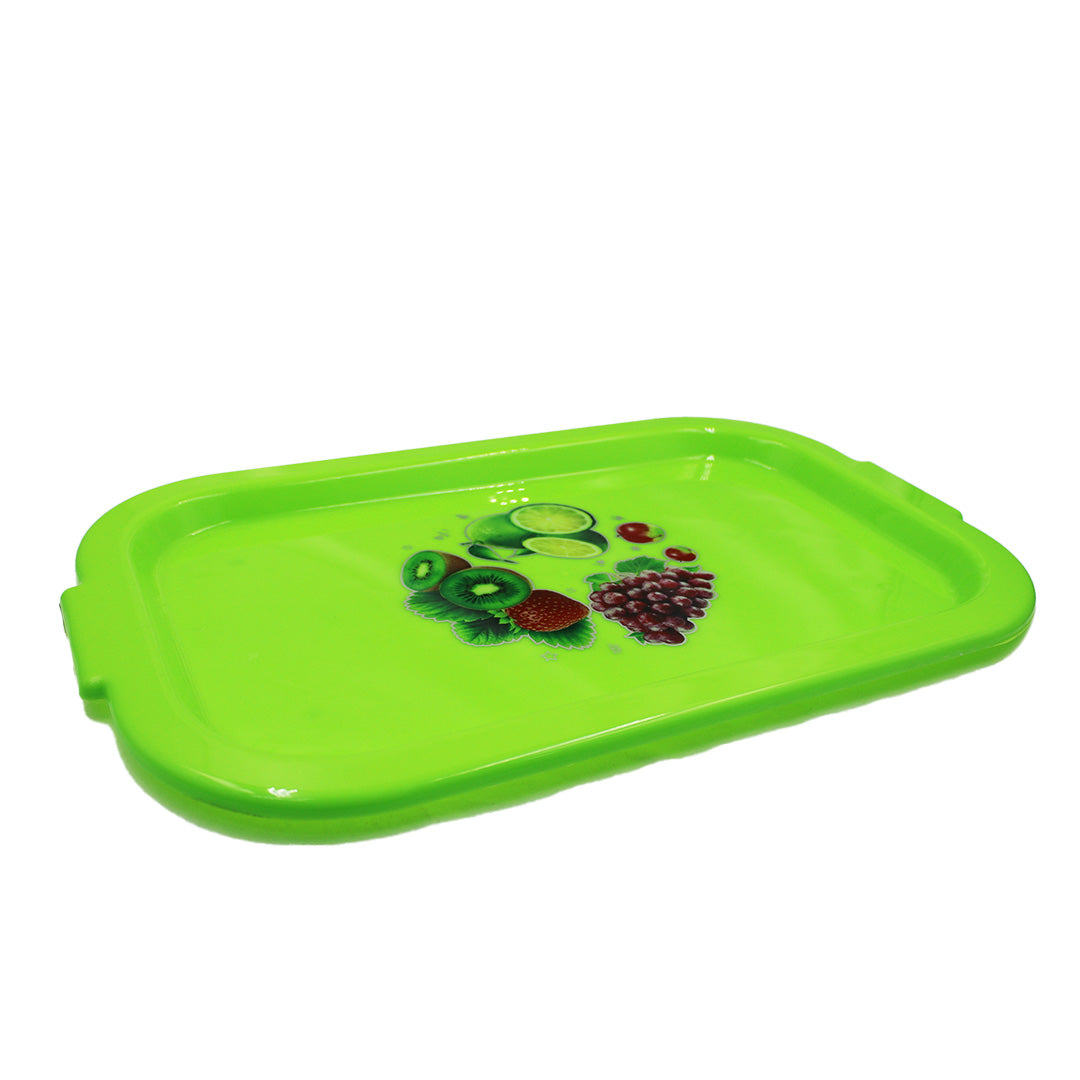 Tray 49.5Cm Floral Design Assorted Bg