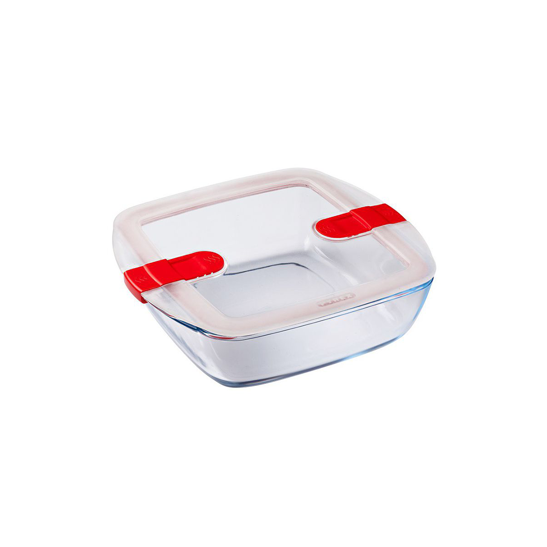 Pyrex Cook N Heat Square Roaster With Lid