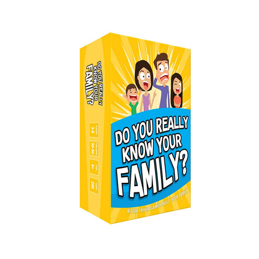 Toys Card Game Do You Realy Know Your Family