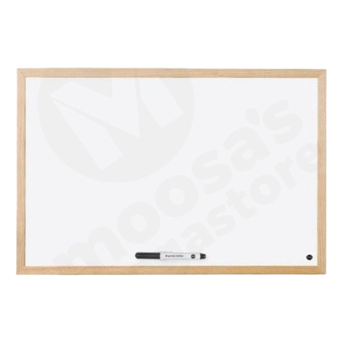 White Board 40X60Cm Wooden Frame