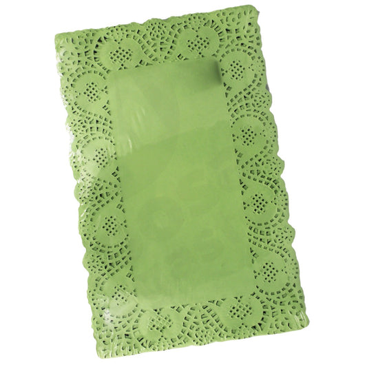 Doilies 100Pc 30X19Cm Rectangle  Assorted  Colours