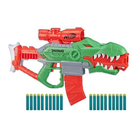 Toys Nerf Gun 57Cm 20 Darts Dinosquad