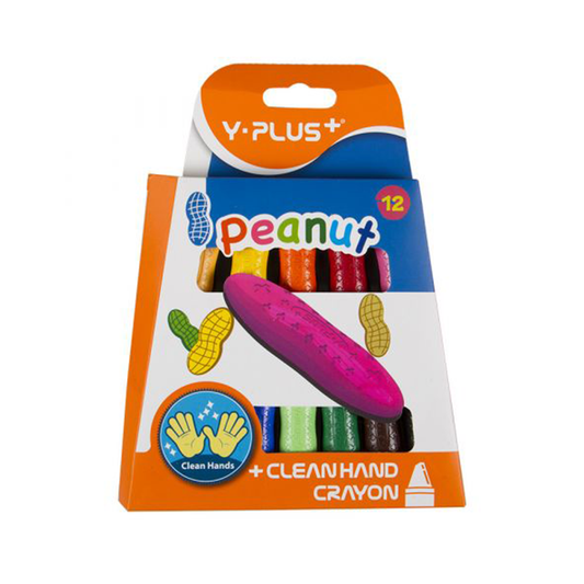 Crayons 12'S Peanut Shape Y-Plus