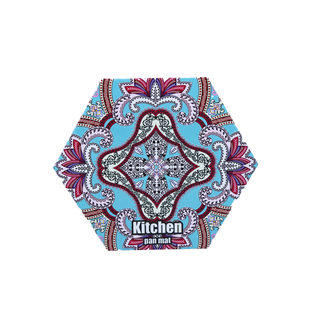 Trivet 23X20Cm Ceramic Fancy Print