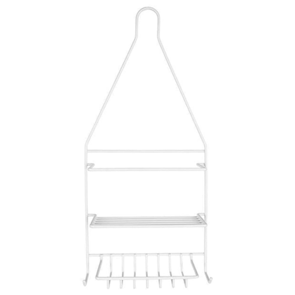 White Shower Caddy 49X15Cm