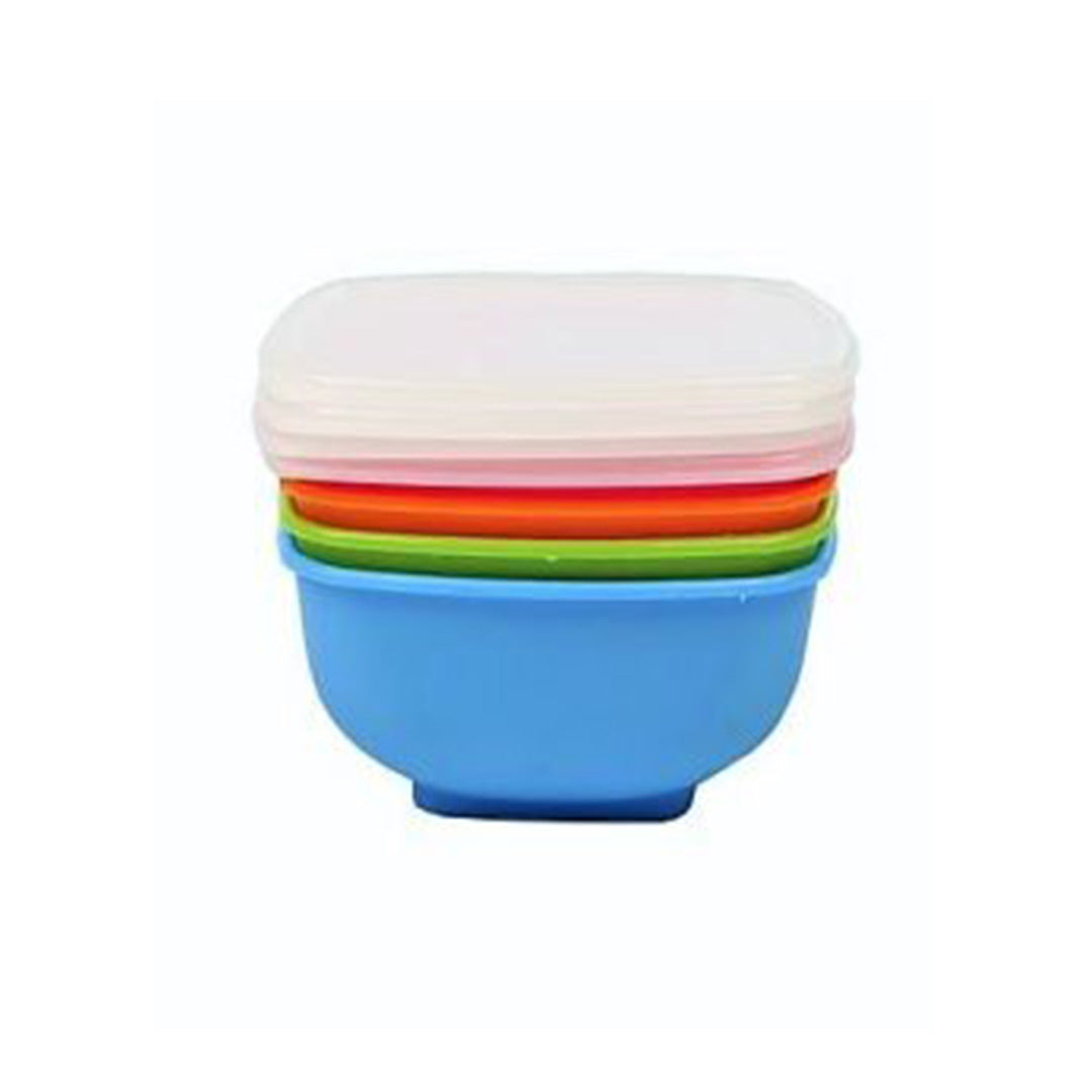 Bowl & Lid Square 4Pc 8185