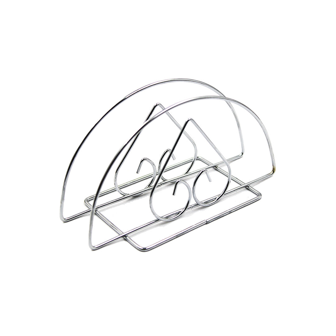 Napkin Holder 14X7.5Cm Chrome Triangle