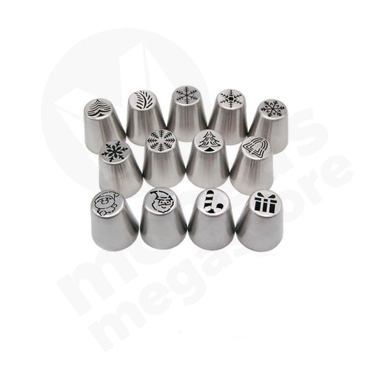 Nozzle 12Pc Stainless Steel 4.5Cm Russian Assorted
