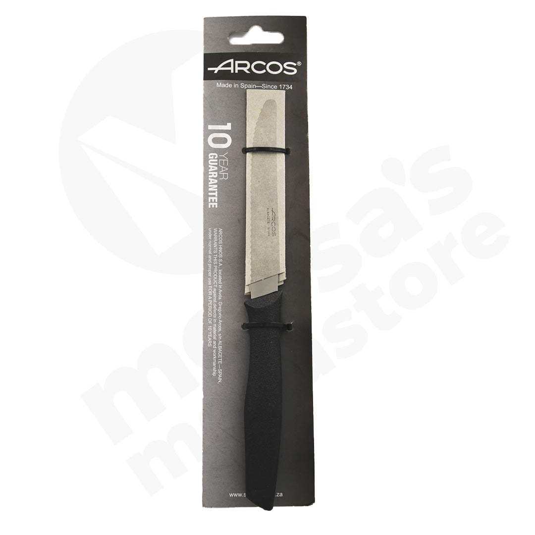 Knife Kitchen 110Mm Black Arcos Carded