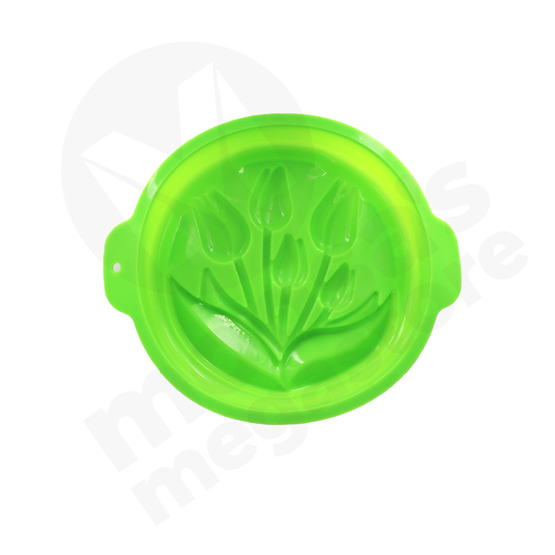 Bakeware Cake Mould 28Cm Round Embossed Silicone