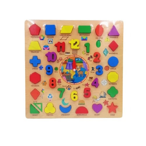 Toys Puzzle 30Cm Wooden Educational Wooden