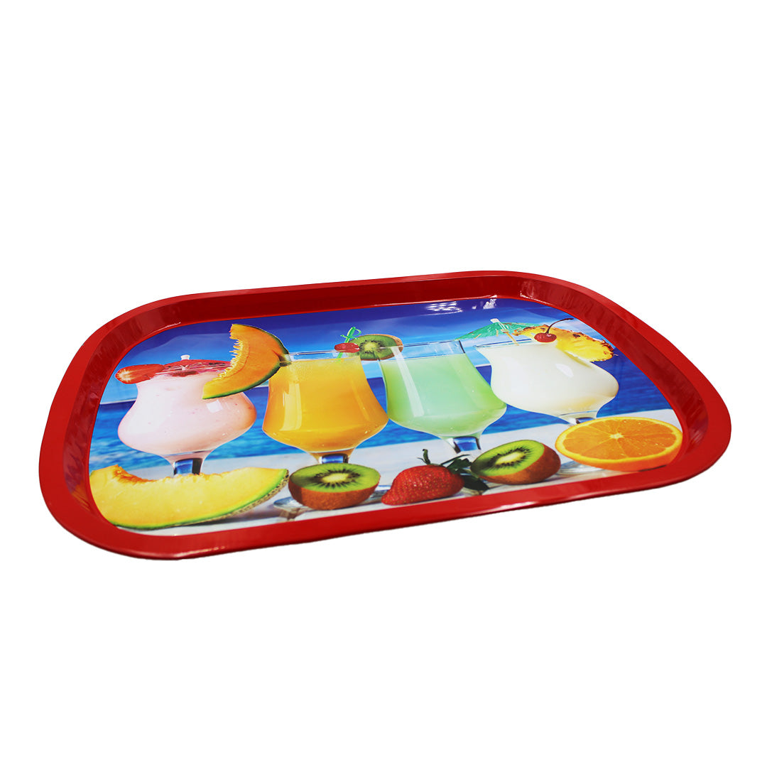 Tray Rectangle 51X38Cm Metal Printed