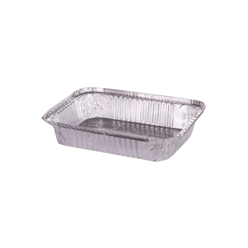 Foil Cont Aluminium 5Pc 21X16Cm With Paper Lid
