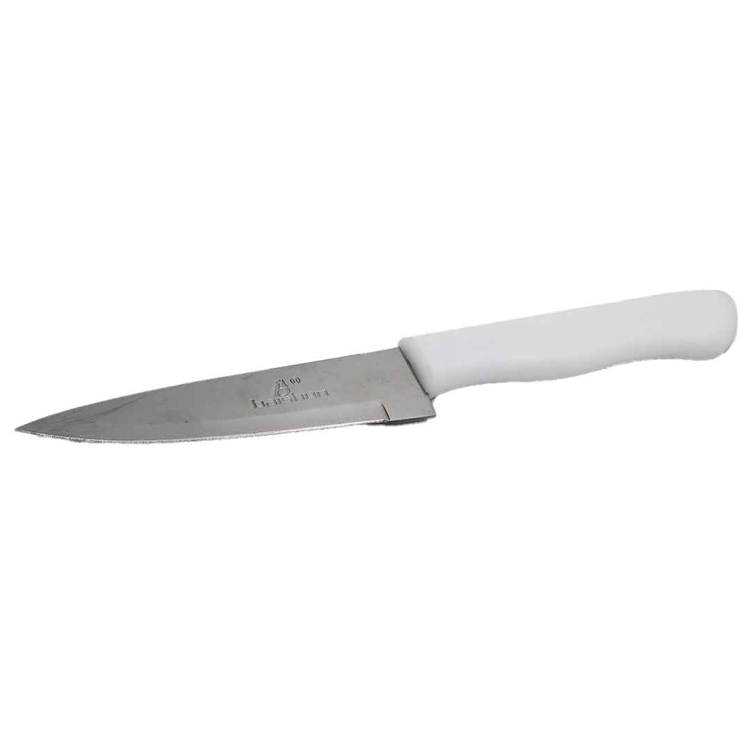 Knife Kitchen 5In White Handle Baishun