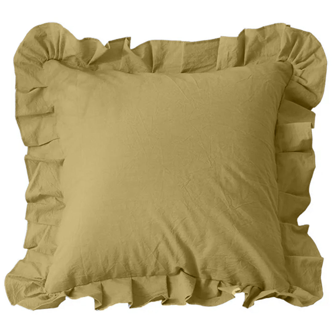Pillow Case Continental Frill Brown Richmont