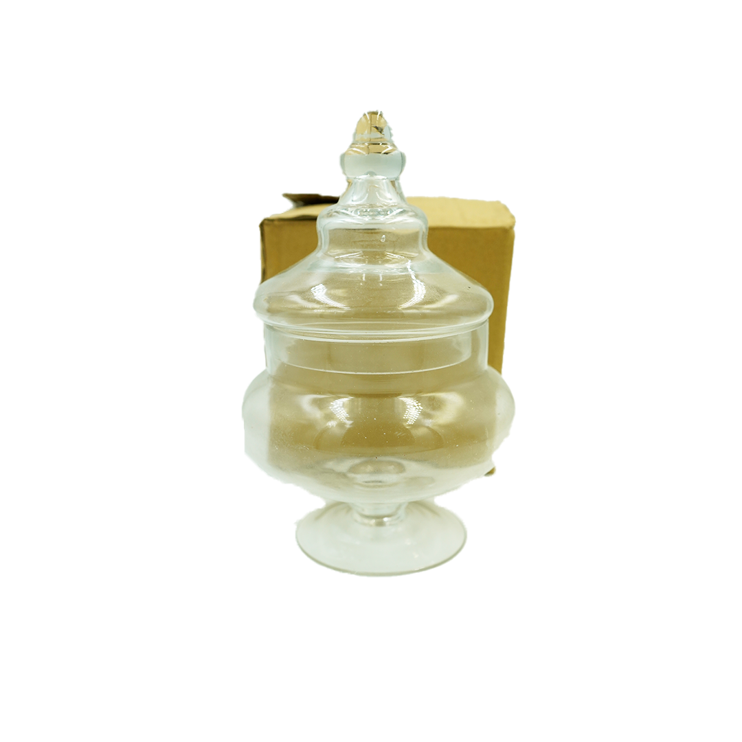 Candy Bowl 12.5X11.5Cm Clear Glass Footed