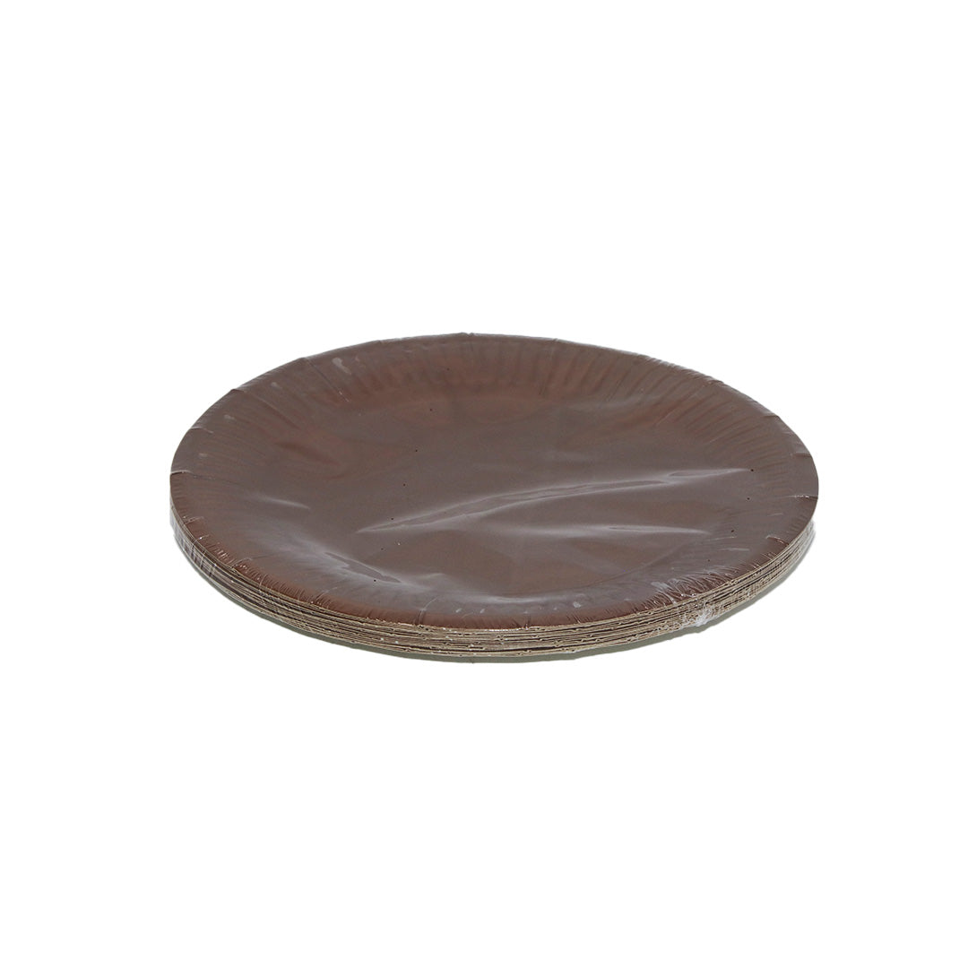 Paper Plate 20Pc 18Cm Round Plain Assorted