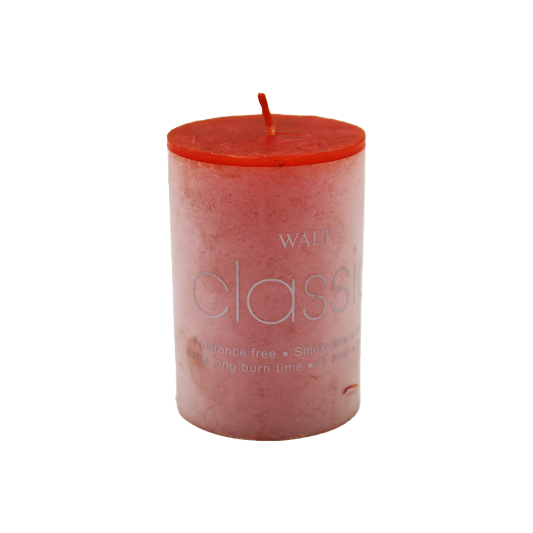 Candle 10X7Cm Round Fragrance Free Classic