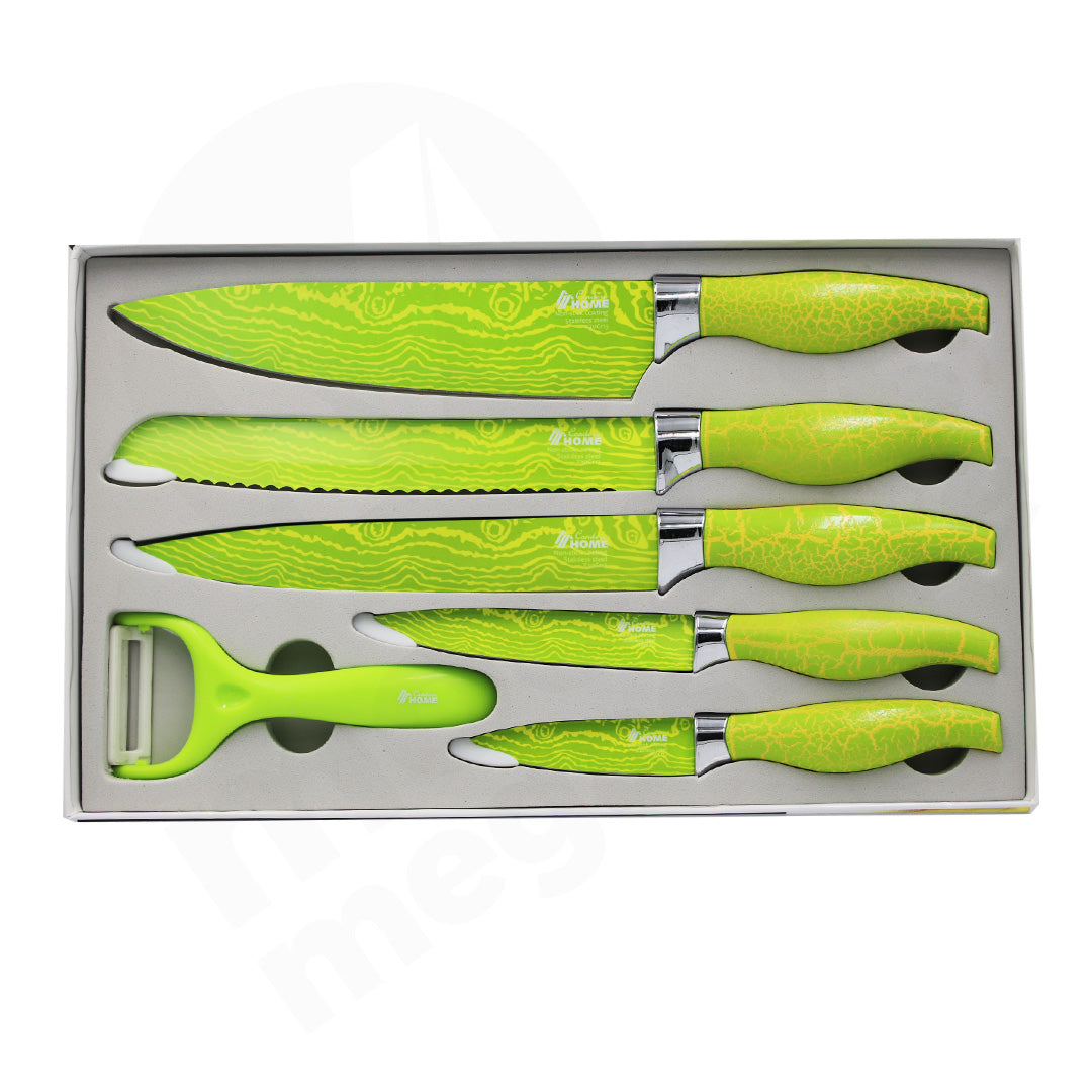 Kitchen Set 6Pc Green Condere 211011