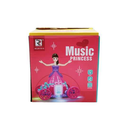 Toys Princess Music Vehicle 17Cm Battery Operated