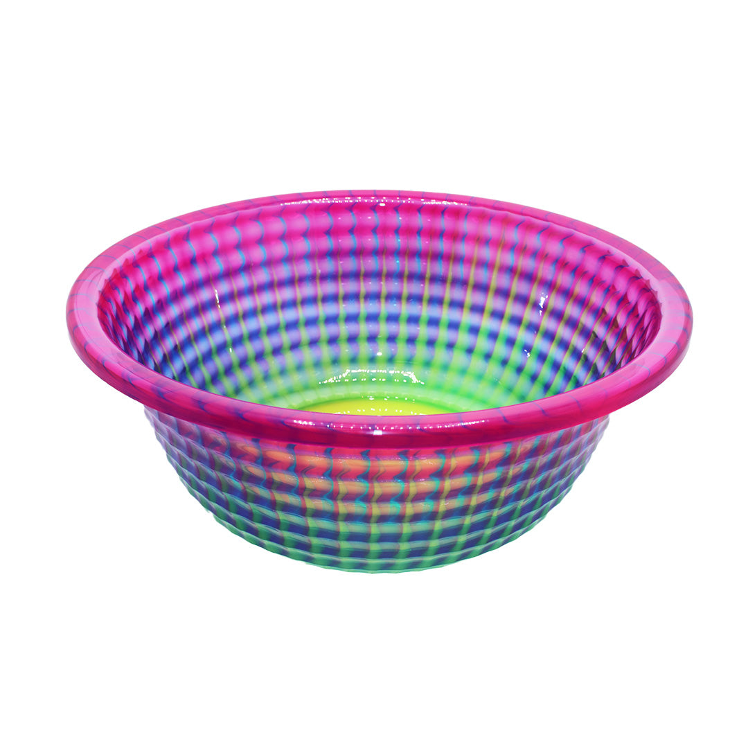 Basin 41X16Cm Embossed Multi Colour Jy-1569