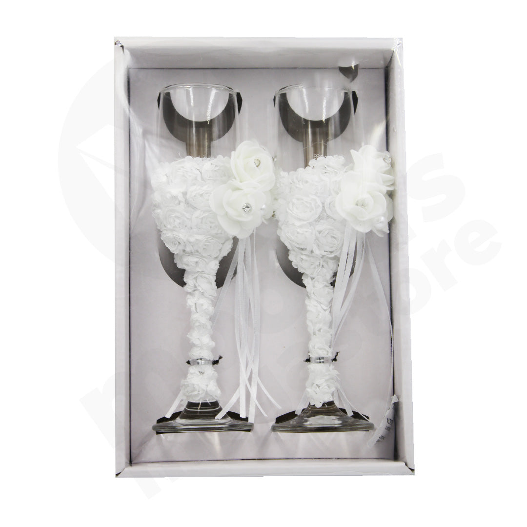 Wedding Set 2Pc Champagne Deco