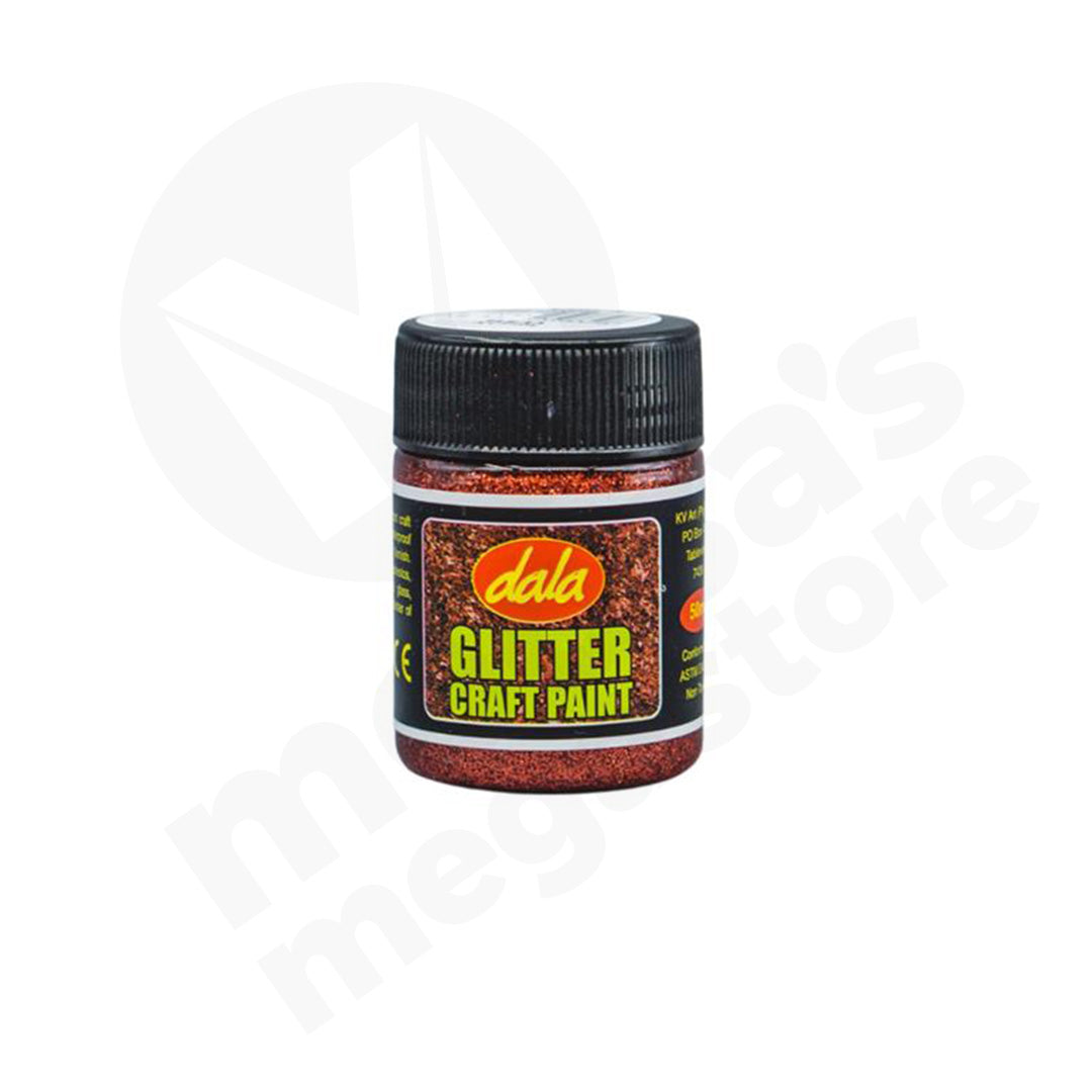 Paint 50Ml Red Craft Glitter Dala