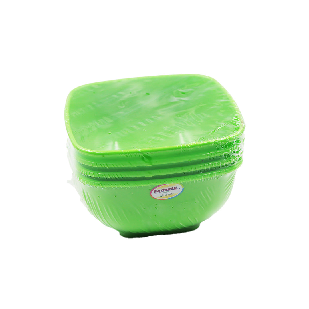 Bowl 4Pk Square Assorted Formosa 8135