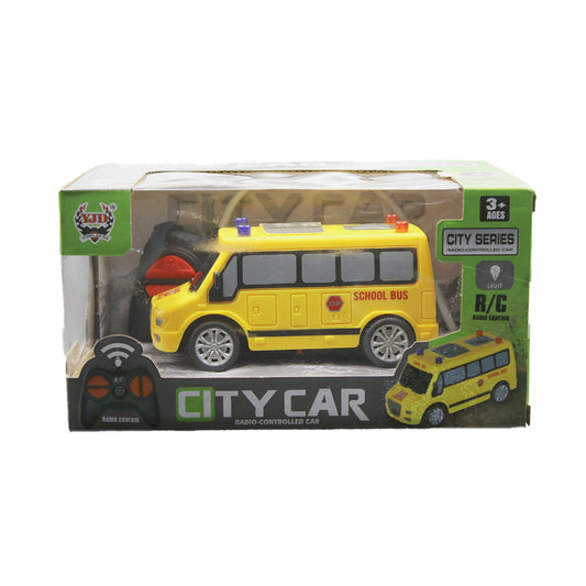 Toys School Bus Remote Control  City Car 1000-2