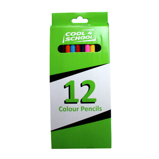 Colour Pencils 12Pc Long Cool4School Marlin