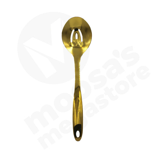 Spoon 26Cm Slotted Gold
