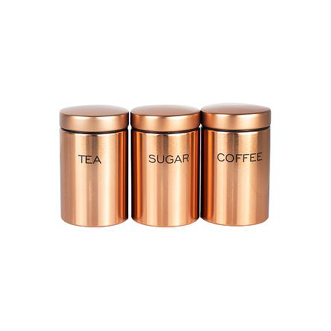 Cannister 3Pc Metalic Royal