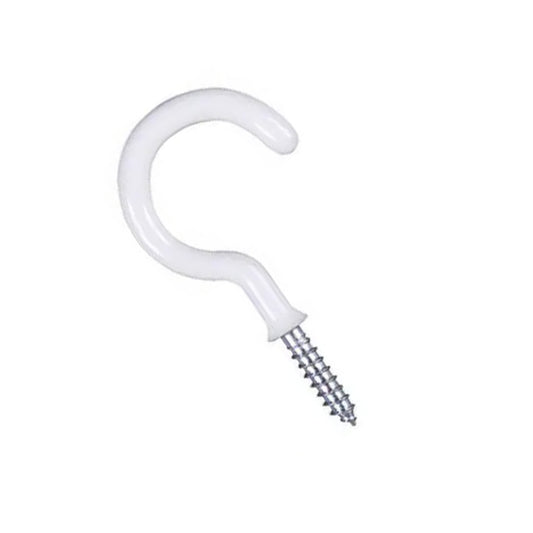Cup Hooks White 30Mm 5Pc