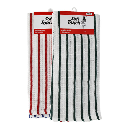 Dish Cloth 2Pc Waffle Soft Touch