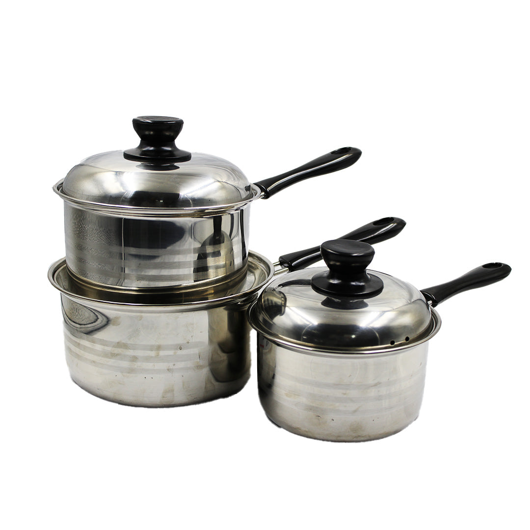 Milk Pan Set 6Pc Stainless Steel Image