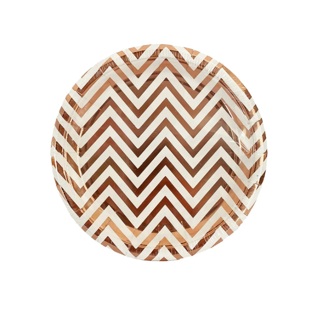 Paper Plate 10Pc 23Cm Round Assorted N-Range