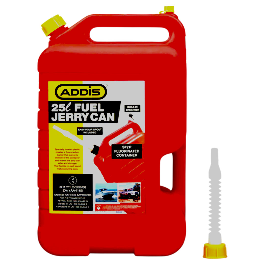 Jerry Fuel Can 25L Red Addis