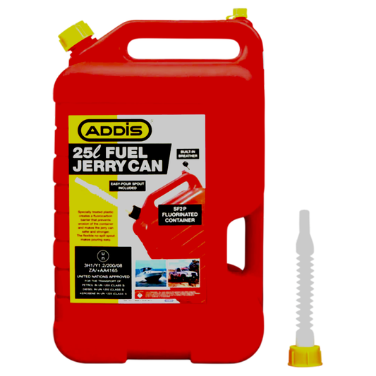 Jerry Fuel Can 25L Red Addis