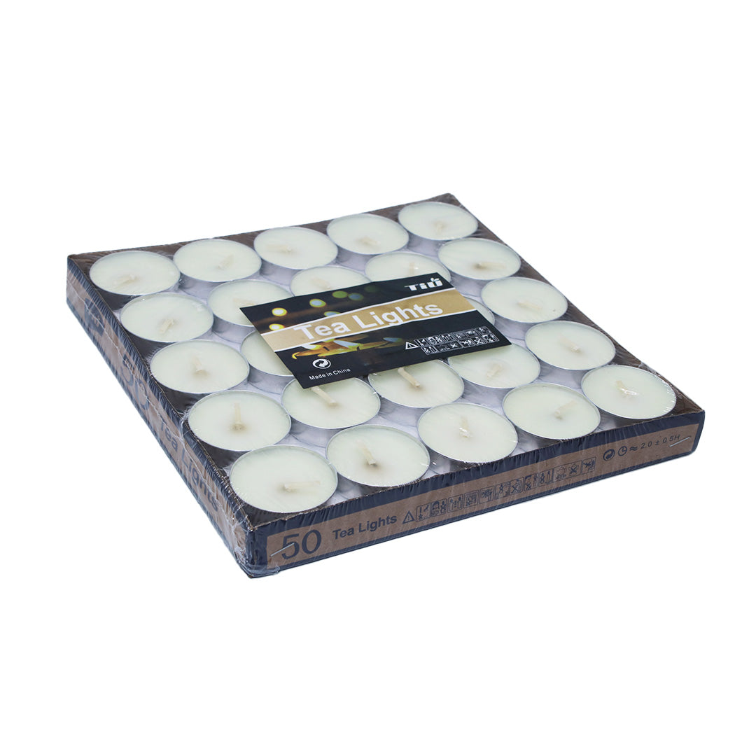 Tealight Candles 50Pc Assorted Colour