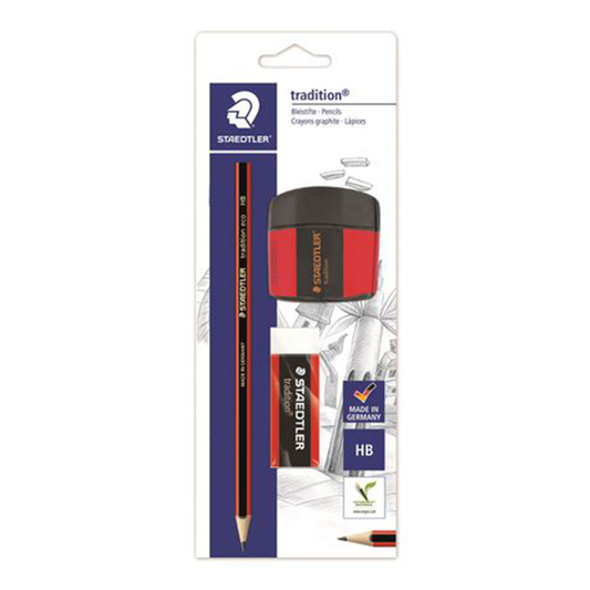 Staedtler Pencil/Sharpener/Eraser Set