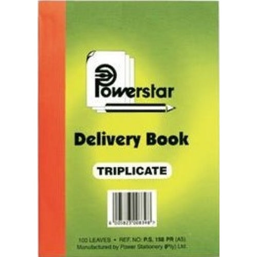 Delivery Book Triplicate A5 Powerstar