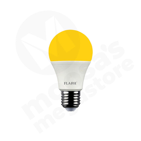 Lamp Led A60  6W  B22/ E27 Ylw Flash