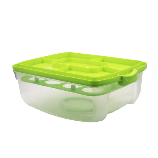 Cake/Cupcake Carrier With Lid 35X28X15.5Cm Plastic